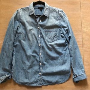 J. Crew chambray button up shirt